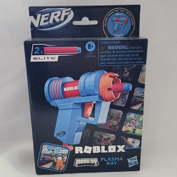 Nerf Roblox MadCity Plasma Ray Blue by Hasbro - New in Box! - Picture 1 of 8